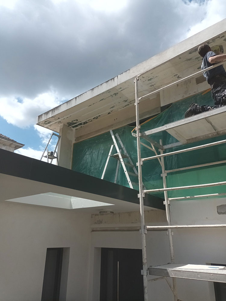 renovation facade chapet